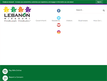 Tablet Screenshot of lebanonmissouri.org